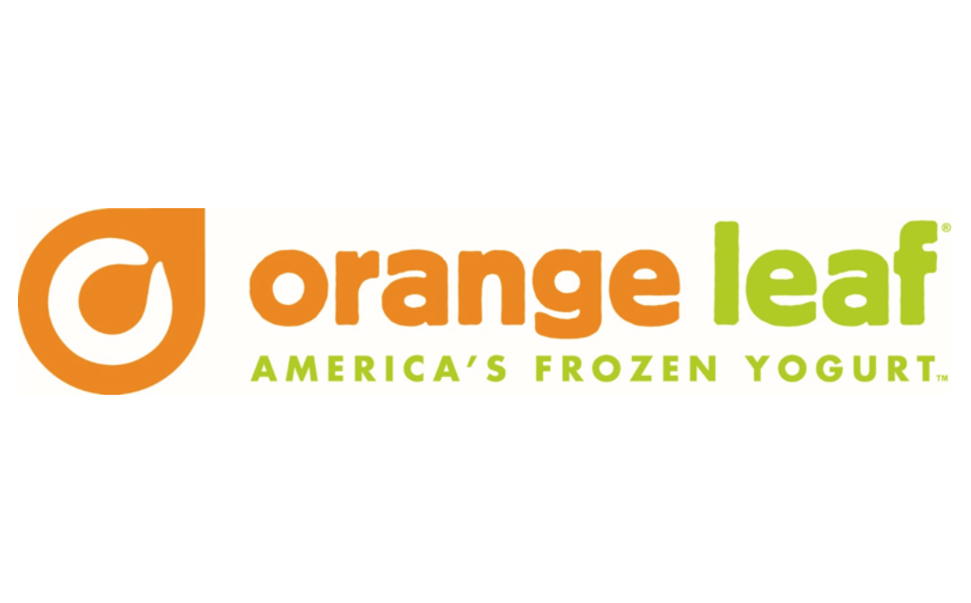 orange with leaf logo